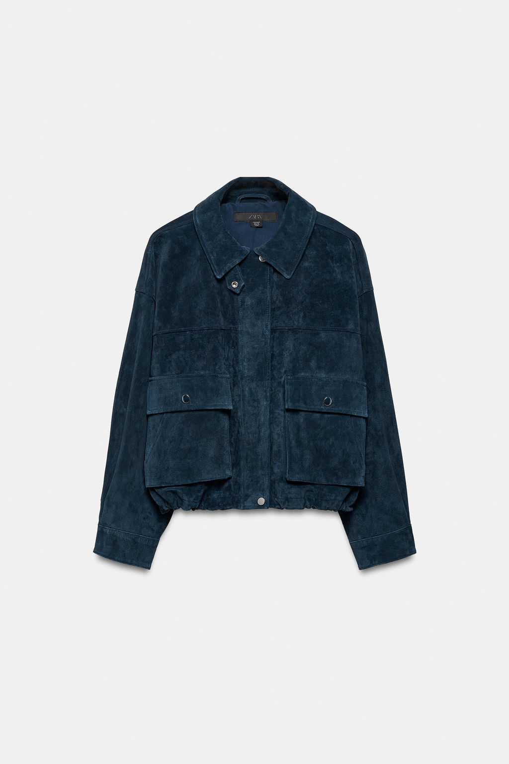 100% LEATHER BOMBER JACKET - Zara фото 12