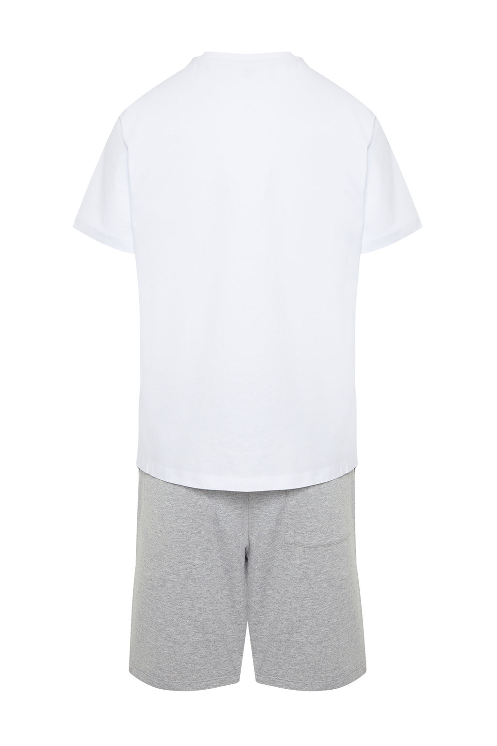 TRENDYOL MAN Beyaz %100 Pamuk Regular Fit Bask?l? Yazl?k Sortlu Pijama Tak?m? THMSS21PT0966 - Trendyolmilla фото 8