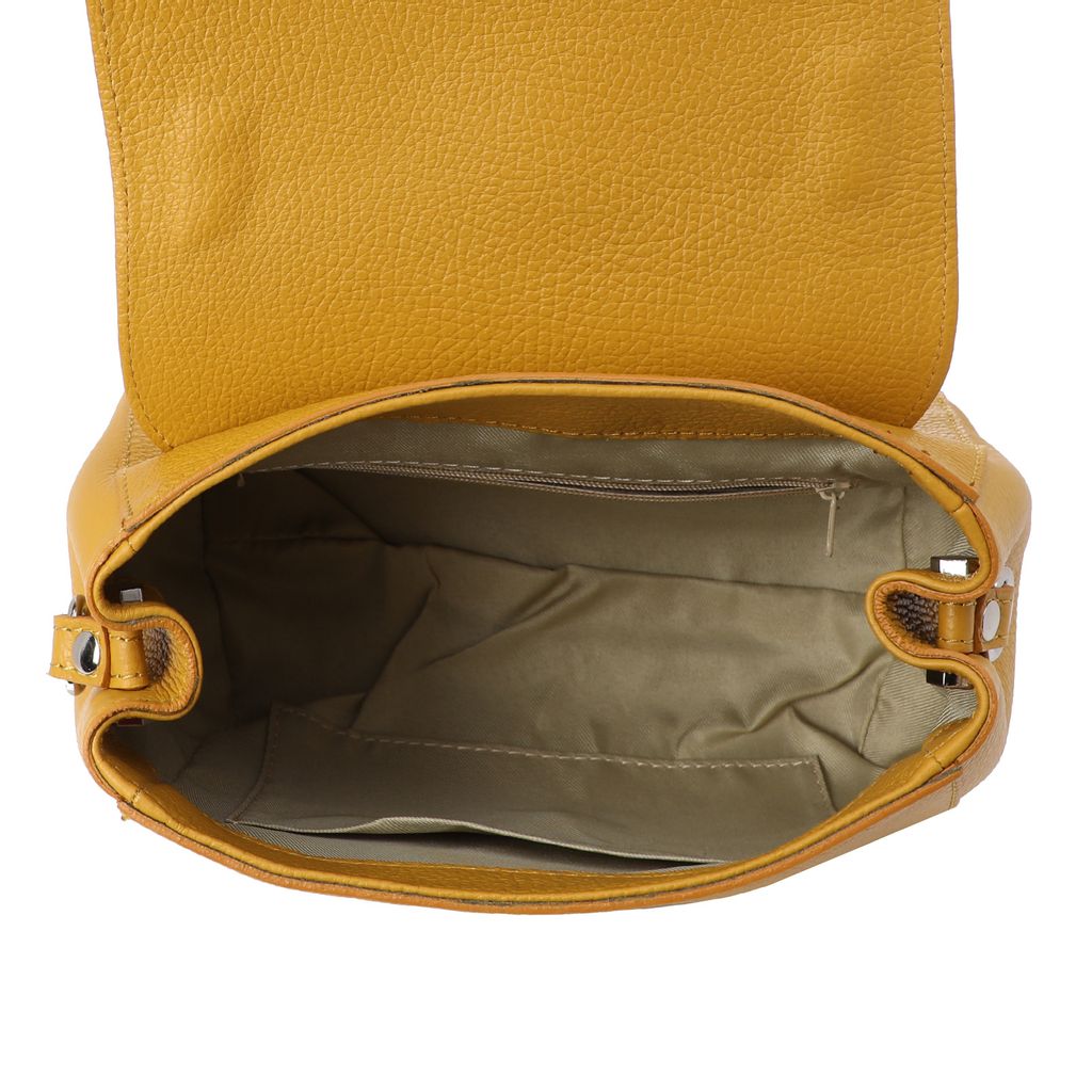 Женская сумка с ручкой DIVAS BAG ARGELIA Артикул 2360007, горчичный  фото 5