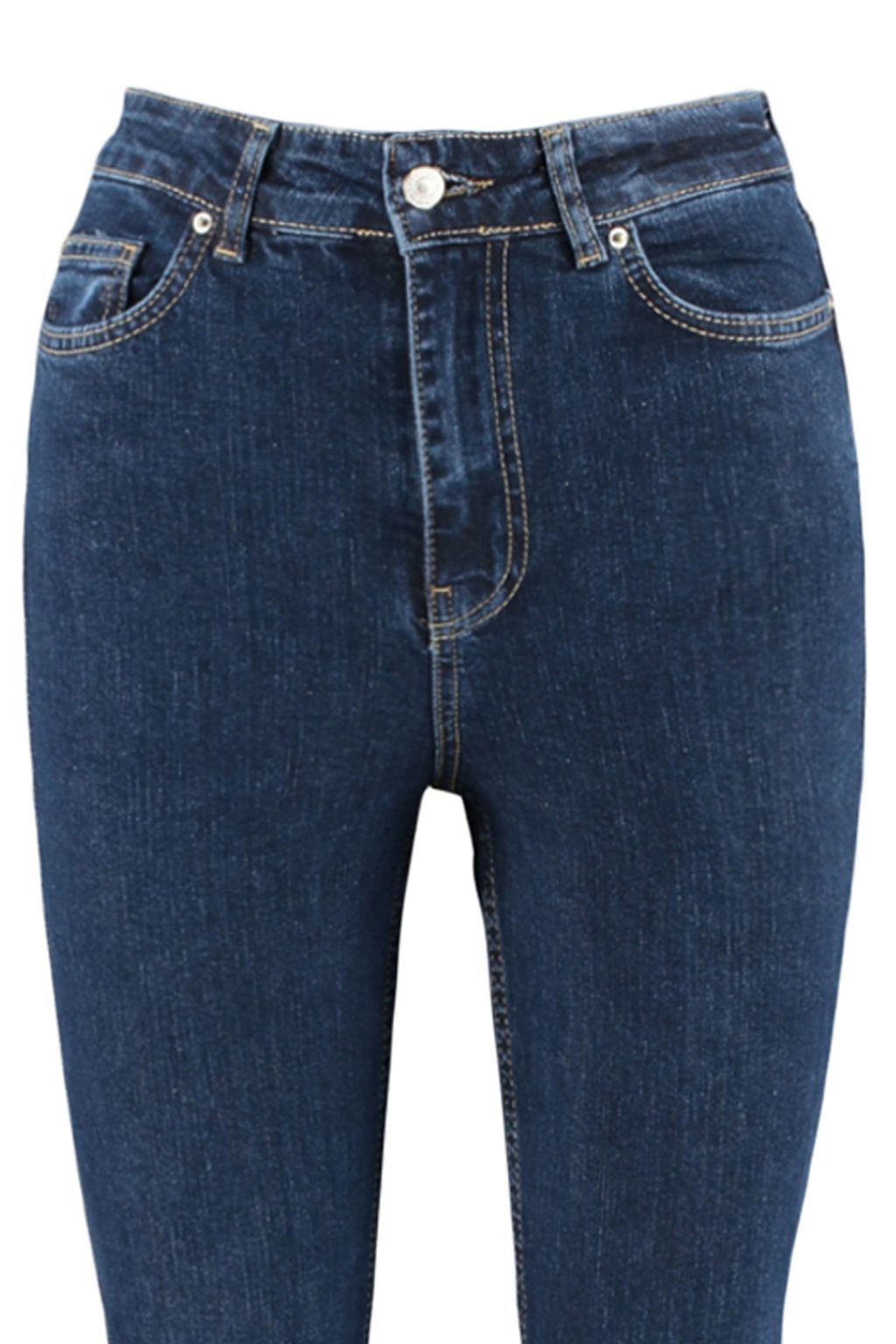 TRENDYOLMILLA Koyu Mavi Super Yuksek Bel Flare Jeans TWOSS23JE00064 фото 7