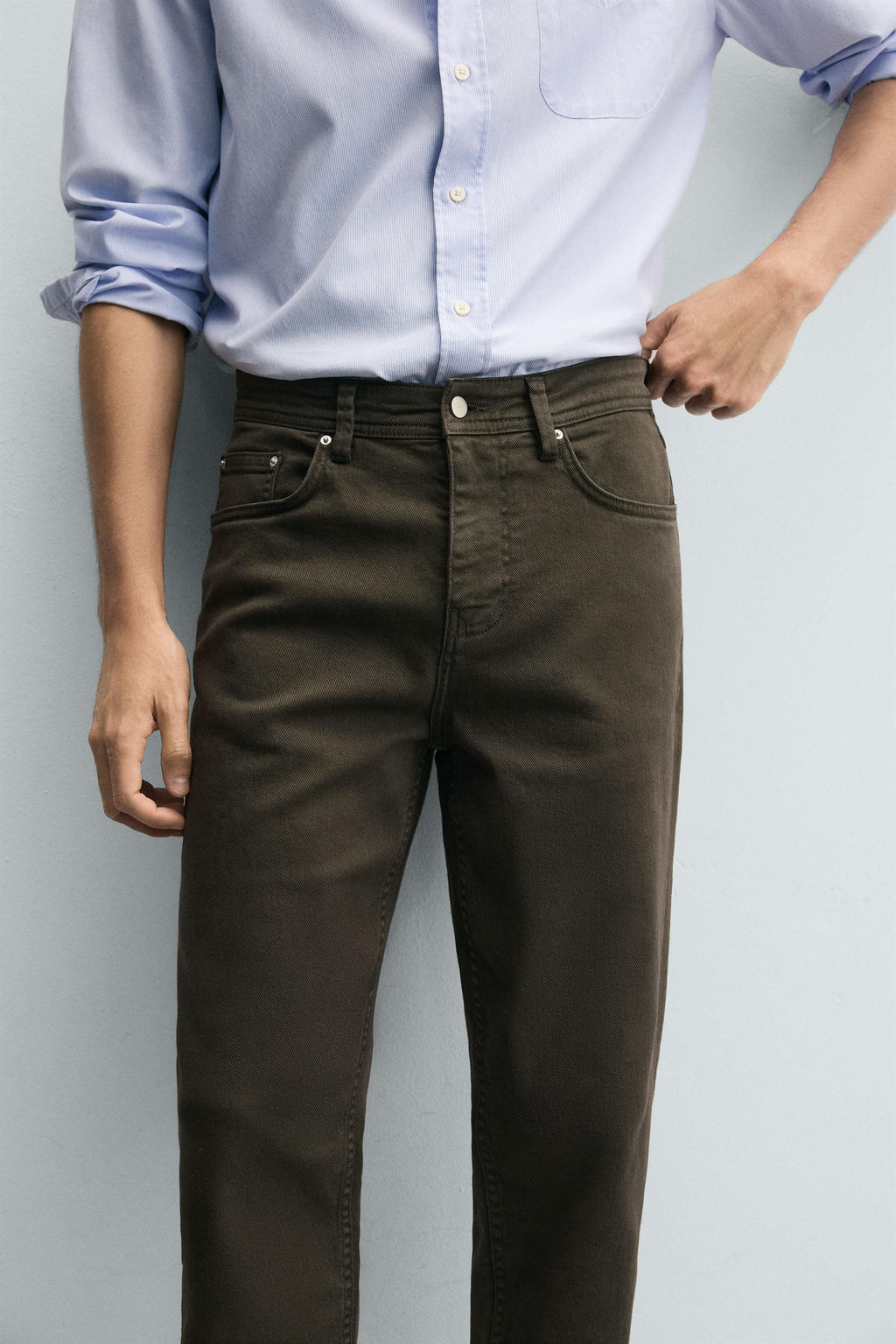 STRAIGHT-LEG TROUSERS - Zara фото 5