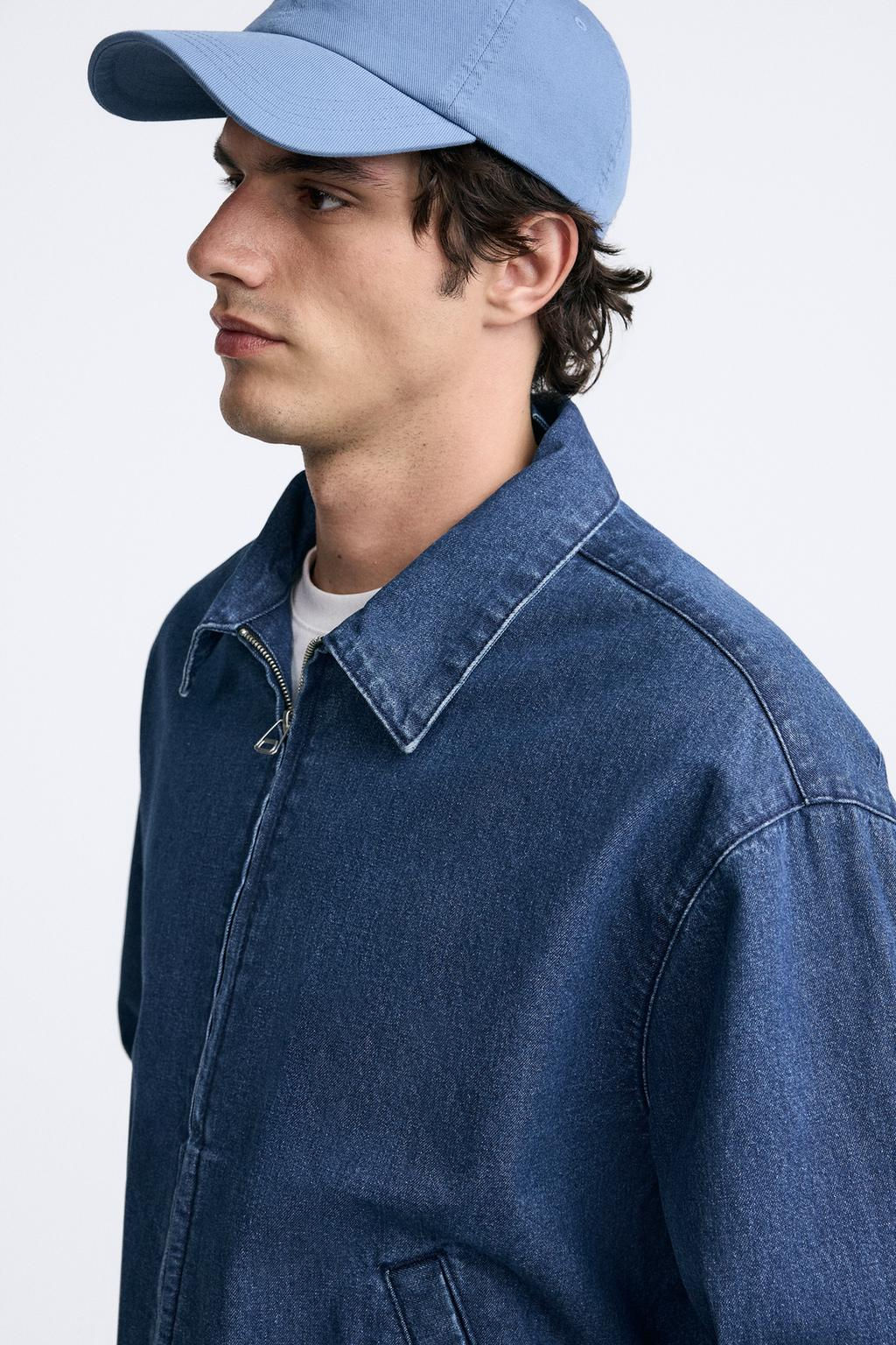 DENIM JACKET WITH ZIP - Zara фото 5