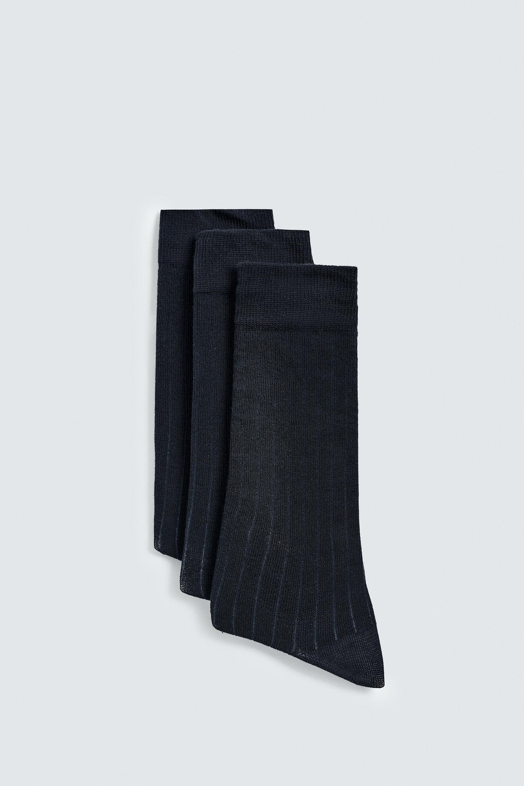 3-PACK OF RIBBED SOCKS