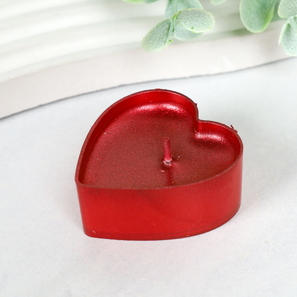 Свеча 25 штук Сердце / M-2505 /уп 24/48/глиттер - Галеонтрейд фото 8