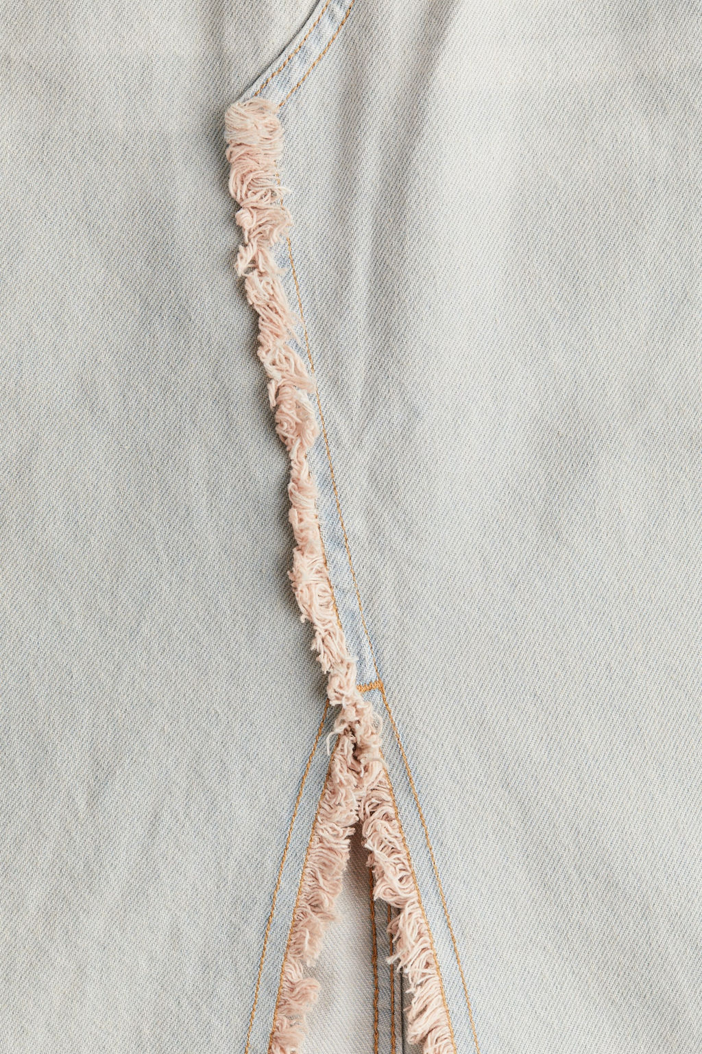 Falda denim con acabado desflecado - H&m фото 6