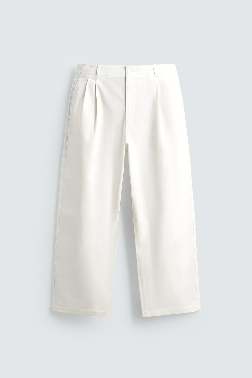 PANTAL?N WIDE FIT PLIEGUES / Crudo - Zara фото 7