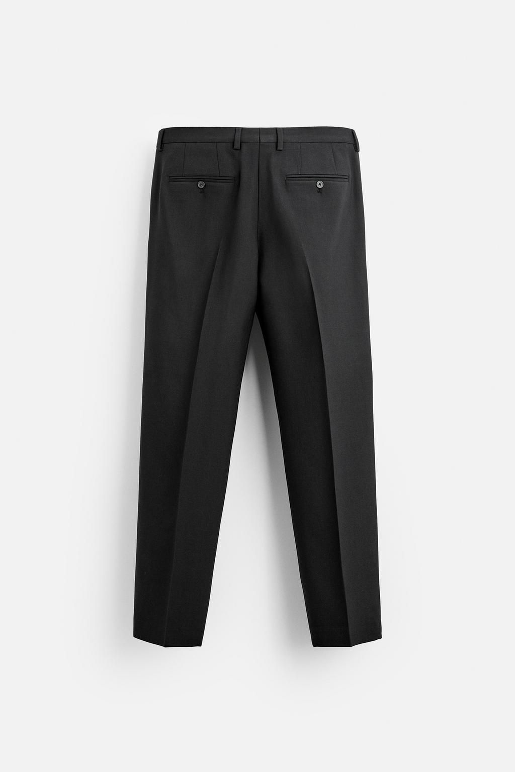 WOOL SUIT TROUSERS - Zara фото 7