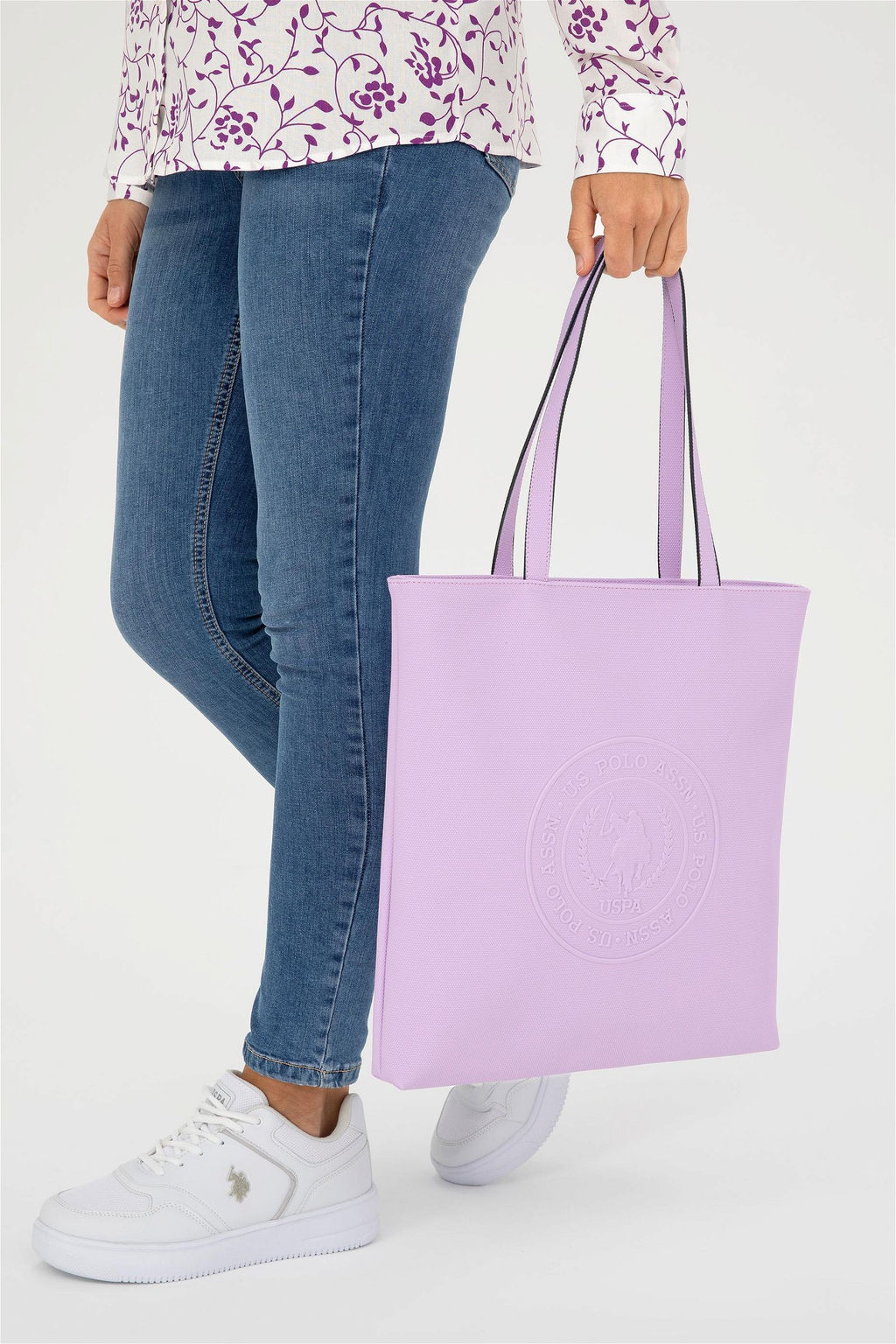 U. S. Polo Assn / Женская сиреневая сумка через плечо - U.s. polo assn фото 2