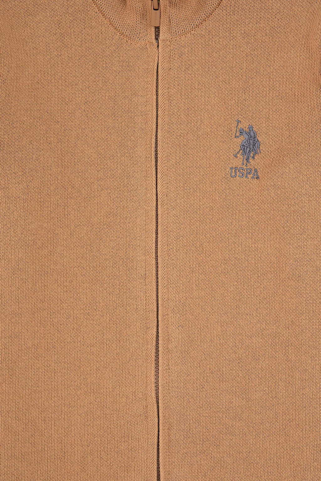 Erkek _ocuk Camel Fermuarl_ Triko H_rka - U.s. polo assn фото 3