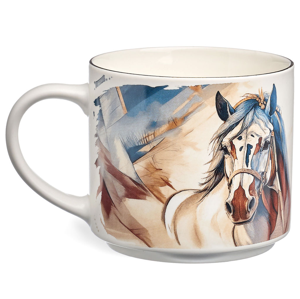 КРУЖКА LEFARD HORSE ЗОЛОТО 500МЛ  фото 5