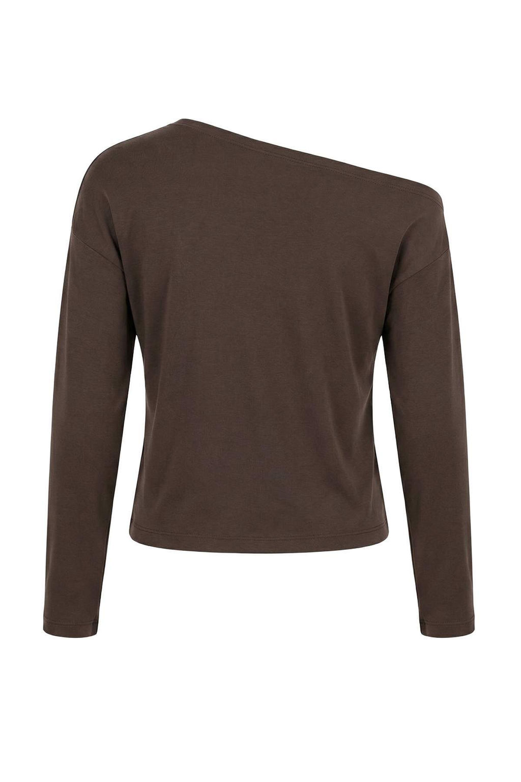 Kahverengi Modall? More Sustainable Kay?k Yaka Relaxed/Rahat Kesim Orme Bluz TWOAW25BZ00282