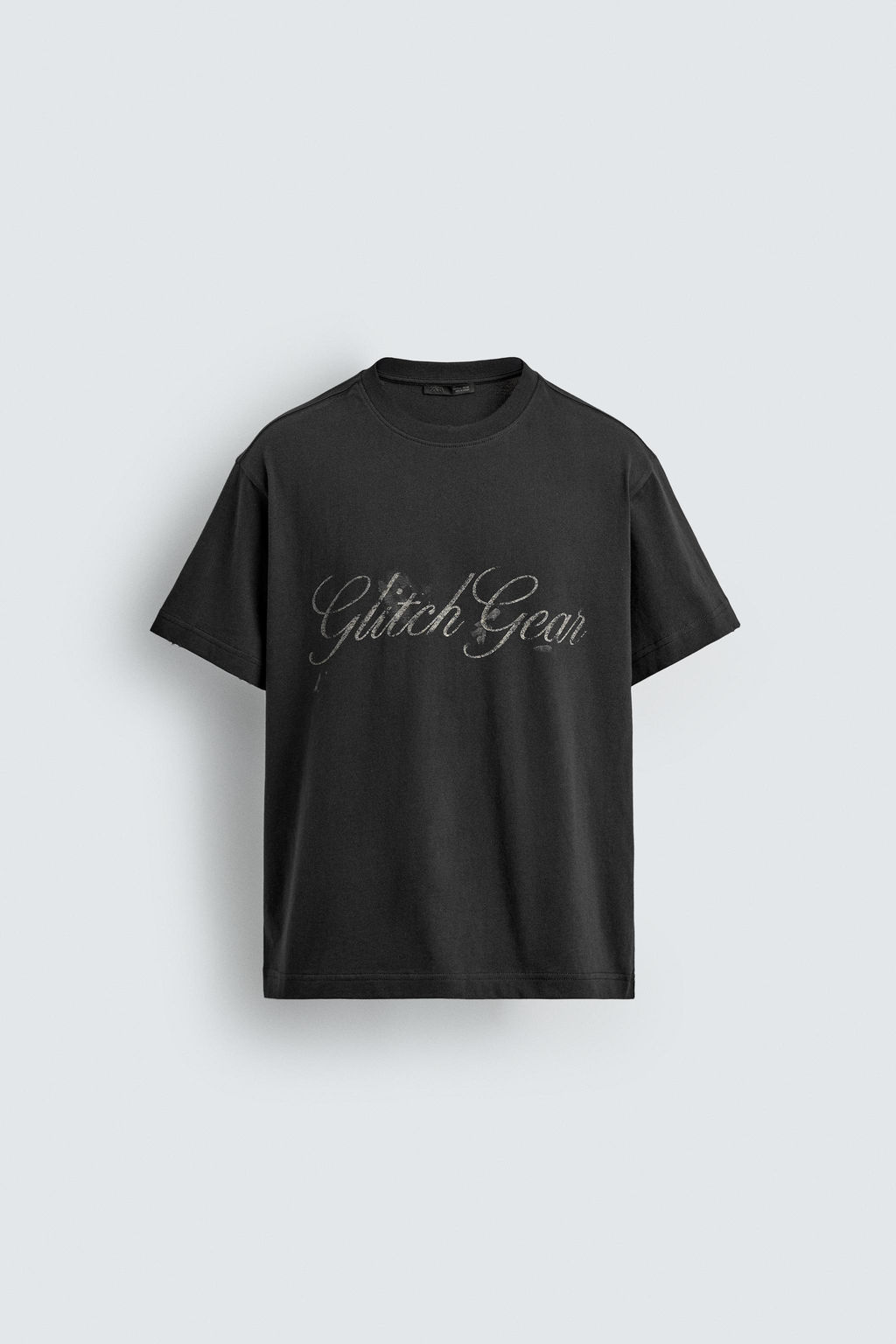 WASHED SLOGAN CROPPED FIT T-SHIRT - Zara фото 6