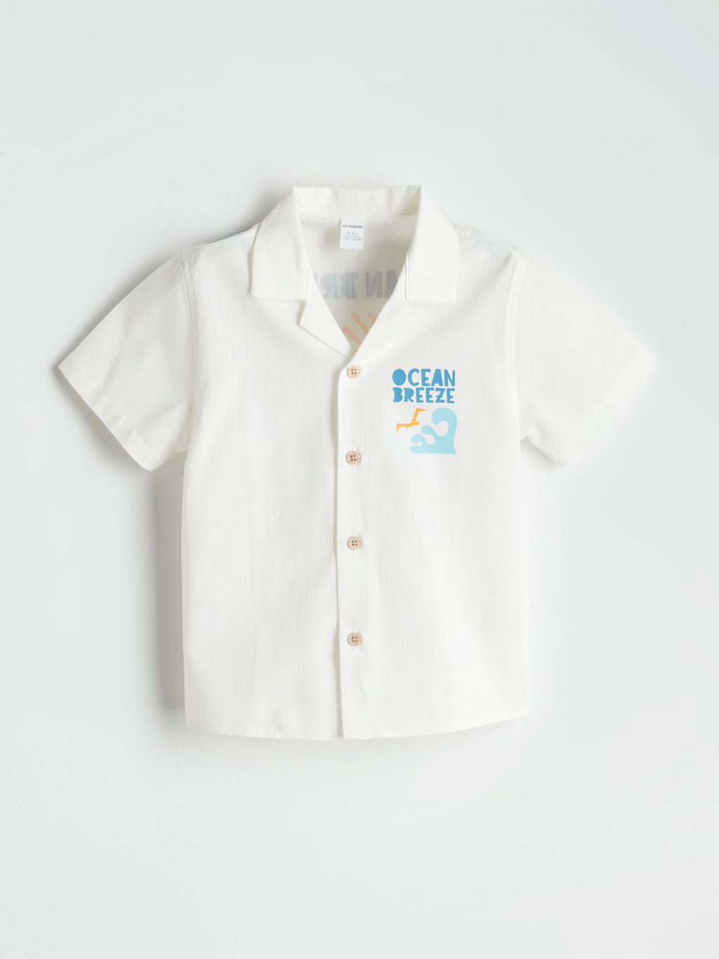 Resort Yaka Bask?l? Erkek ?ocuk G?mlek