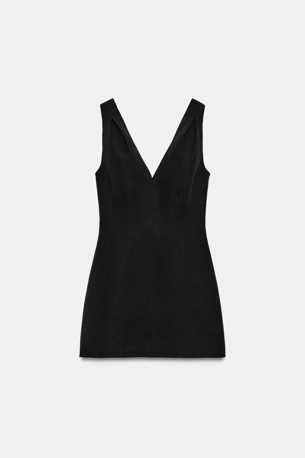 VESTIDO CORTO ZW COLLECTION / Negro - Zara фото 5