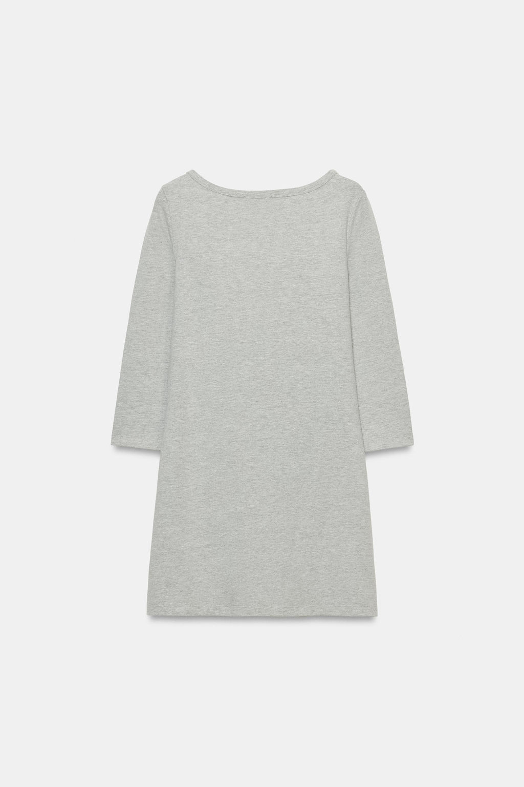 VESTIDO CORTO CUELLO BARCO / Gris vigor? - Zara фото 7