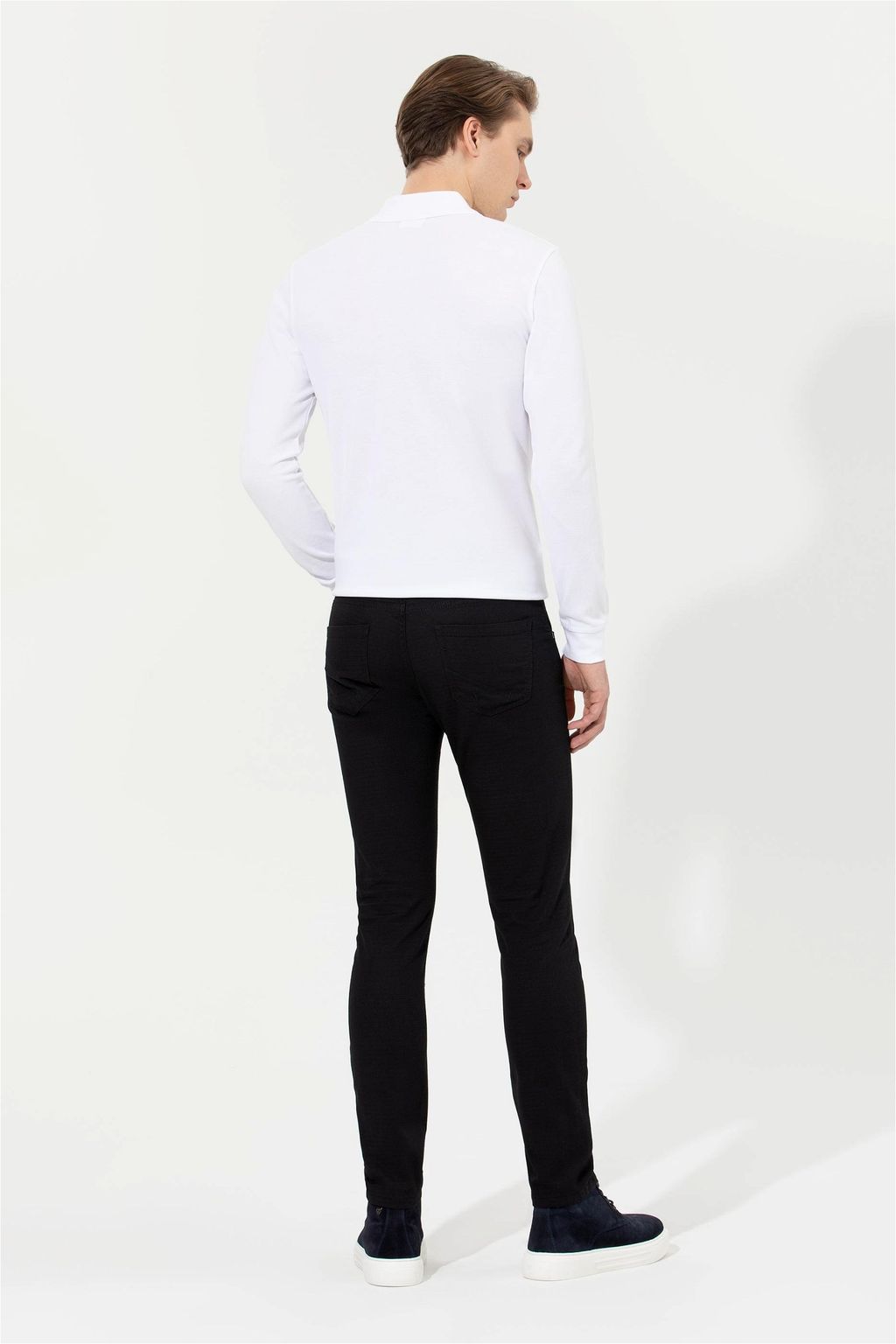 U. S. Polo Assn / Мужские черные брюки из плотной ткани - U.s. polo assn фото 4