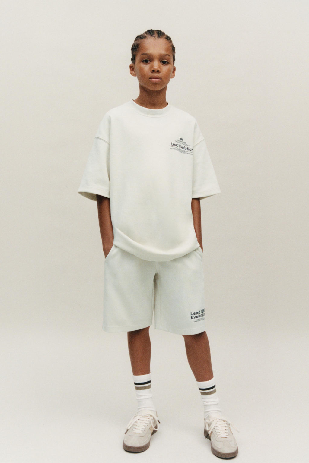 INTERLOCK T-SHIRT AND BERMUDA SHORTS SET - Zara фото 9