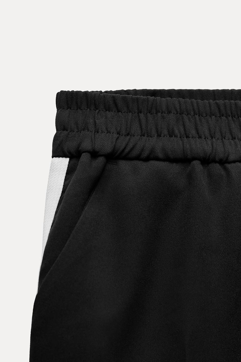 WIDE-LEG TROUSERS WITH SIDE STRIPES - Zara фото 5