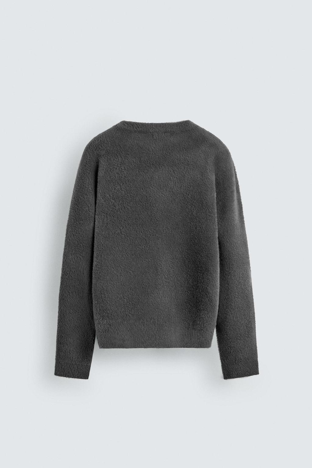 JERSEY CEPILLADO BOXY FIT / Gris medio - Zara фото 8