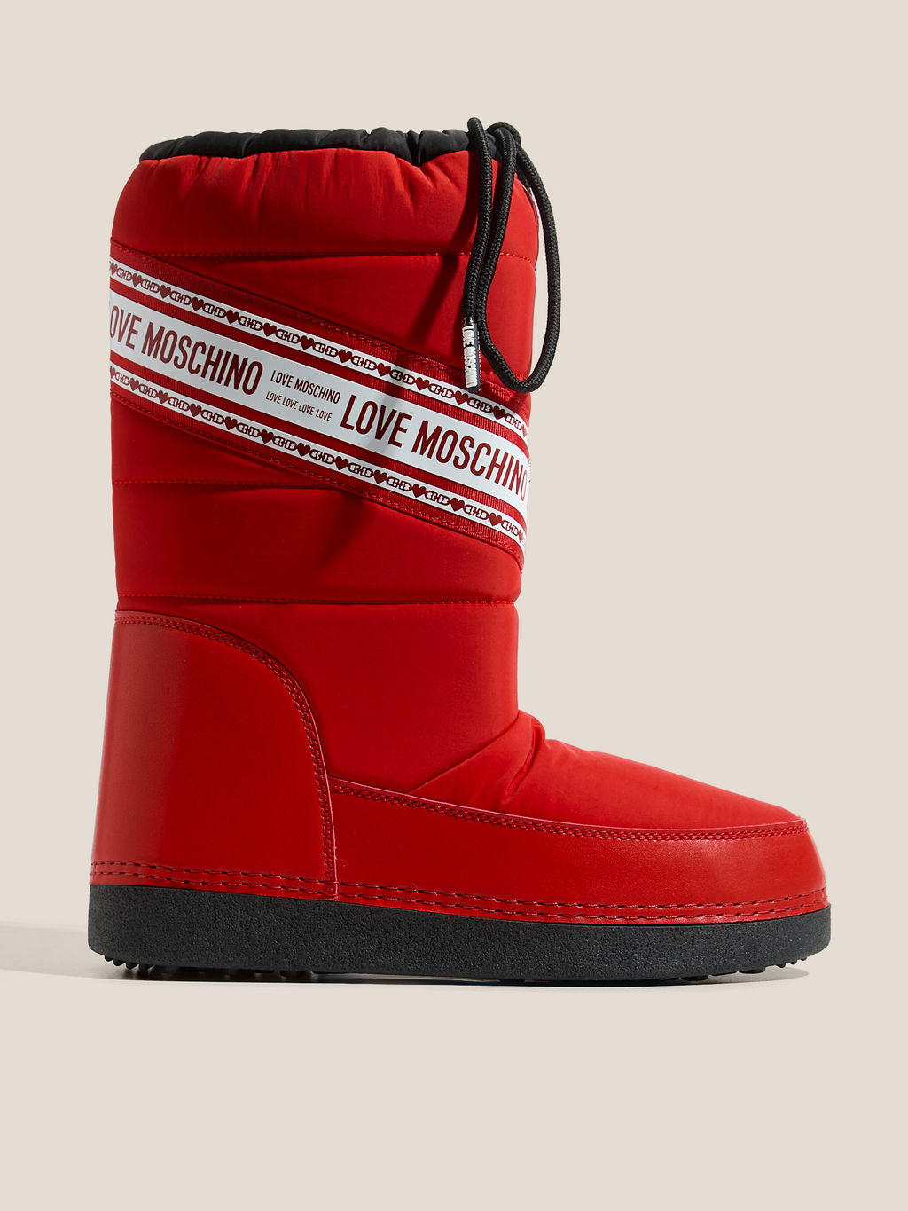 Женские дутики LOVE MOSCHINO SKI BOOT Артикул 4562692, рубиновый