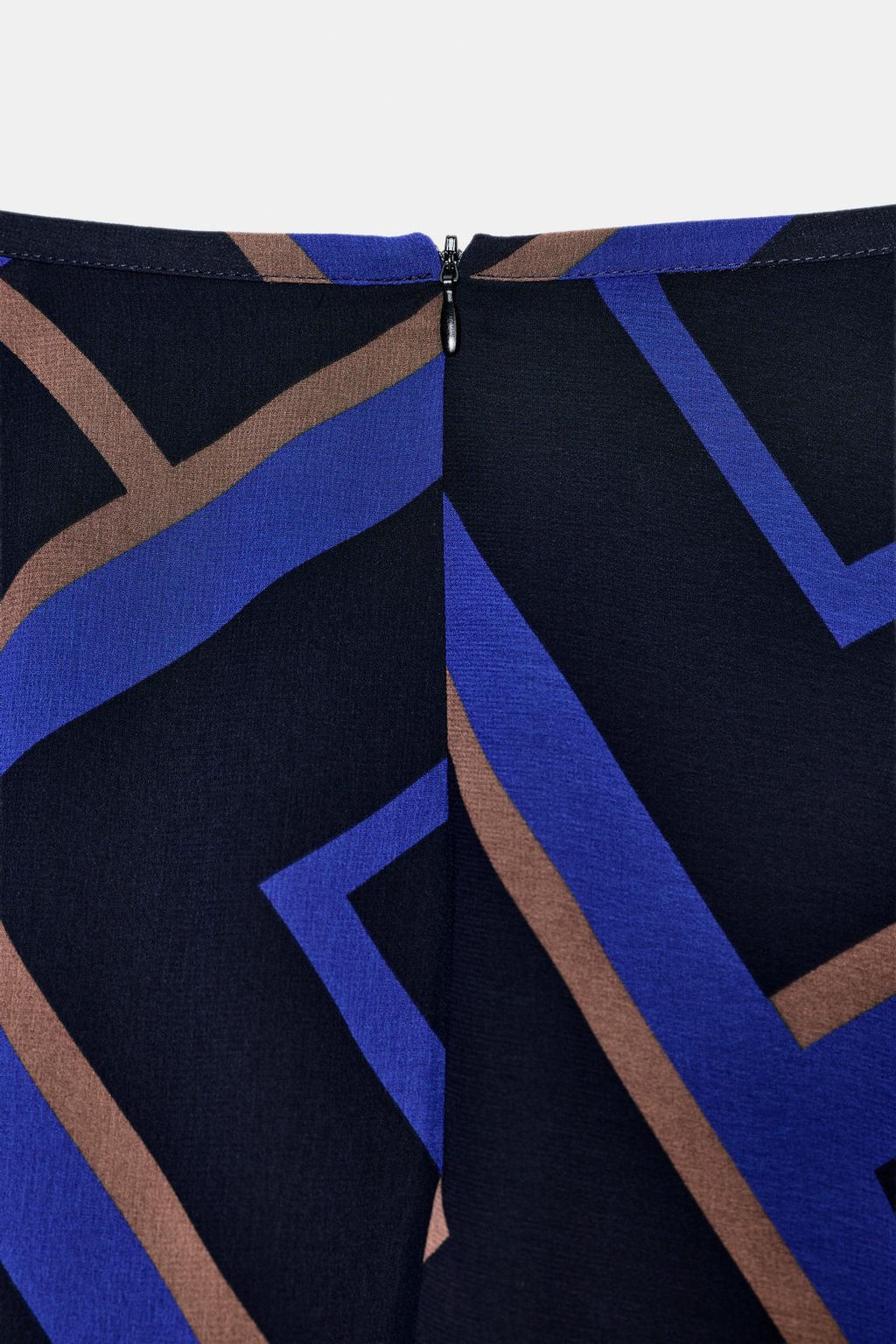 PRINTED ASYMMETRIC MIDI SKIRT - Zara фото 10