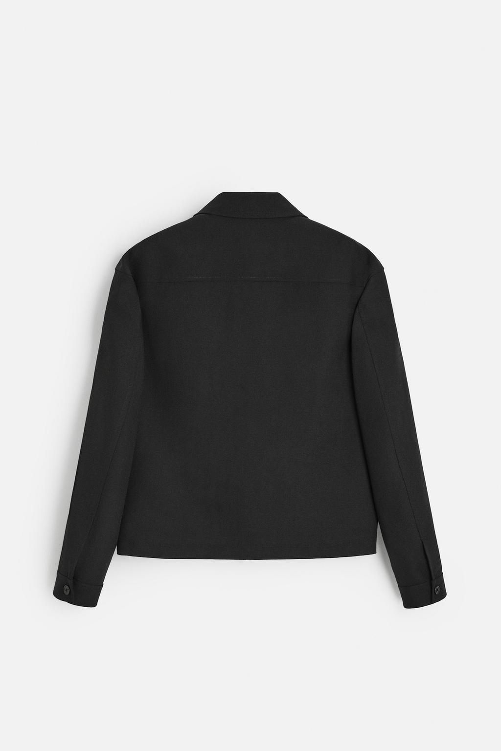 100% WOOL OVERSHIRT - Zara фото 7