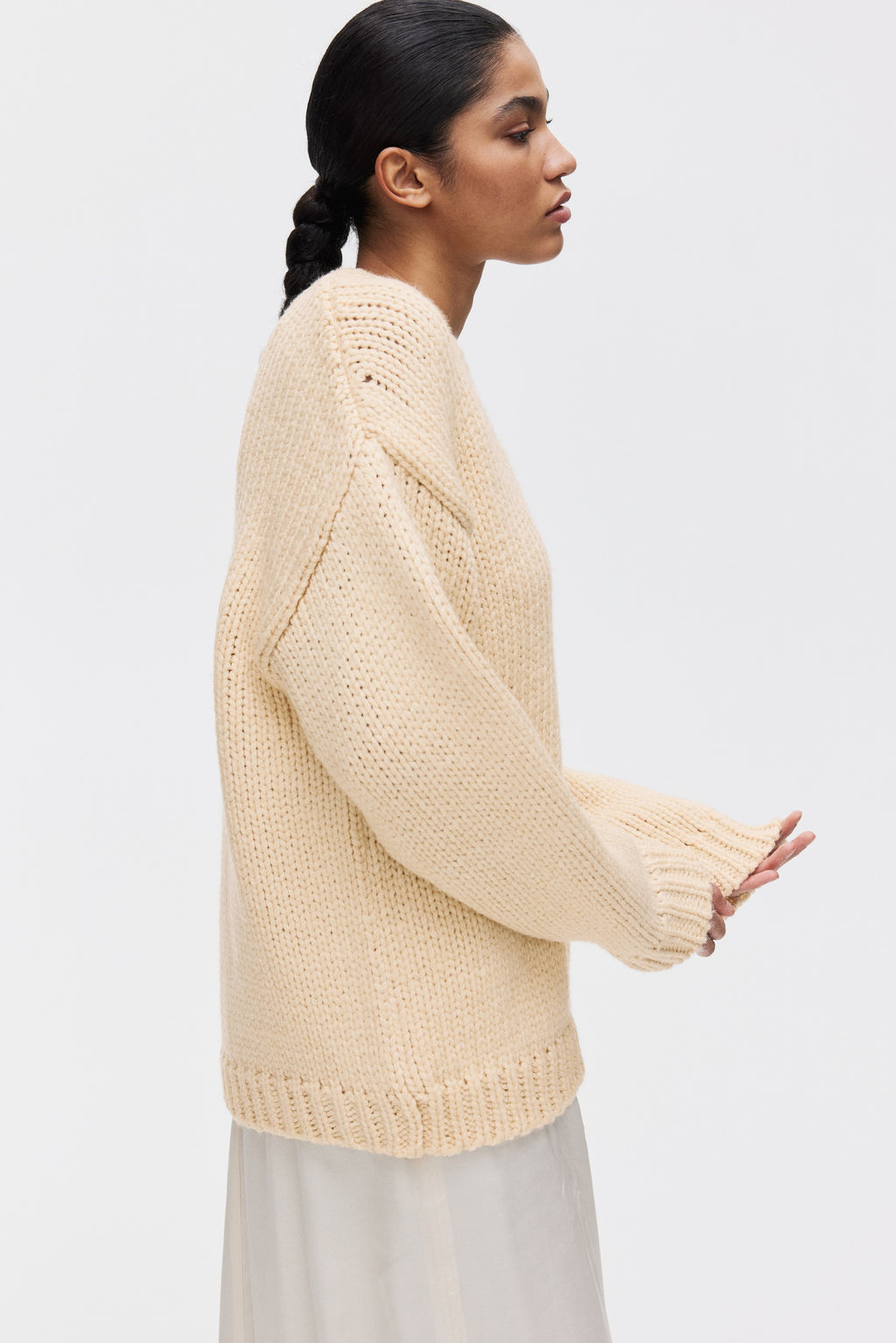 Jersey de punto con escote en V - H&m фото 7