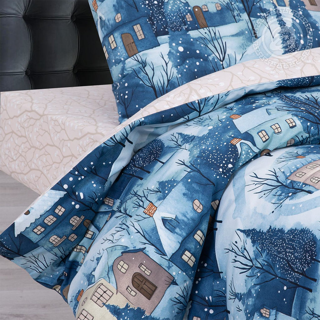 Постельное белье Метелица (поплин DE LUXE) 1,5 сп./Пододеяльник: 1 шт. - 215*145; Простыня: 1 шт. - 215*150; Наволочка: 2 шт. - 70*70; DE LUXE - Артпостель фото 3