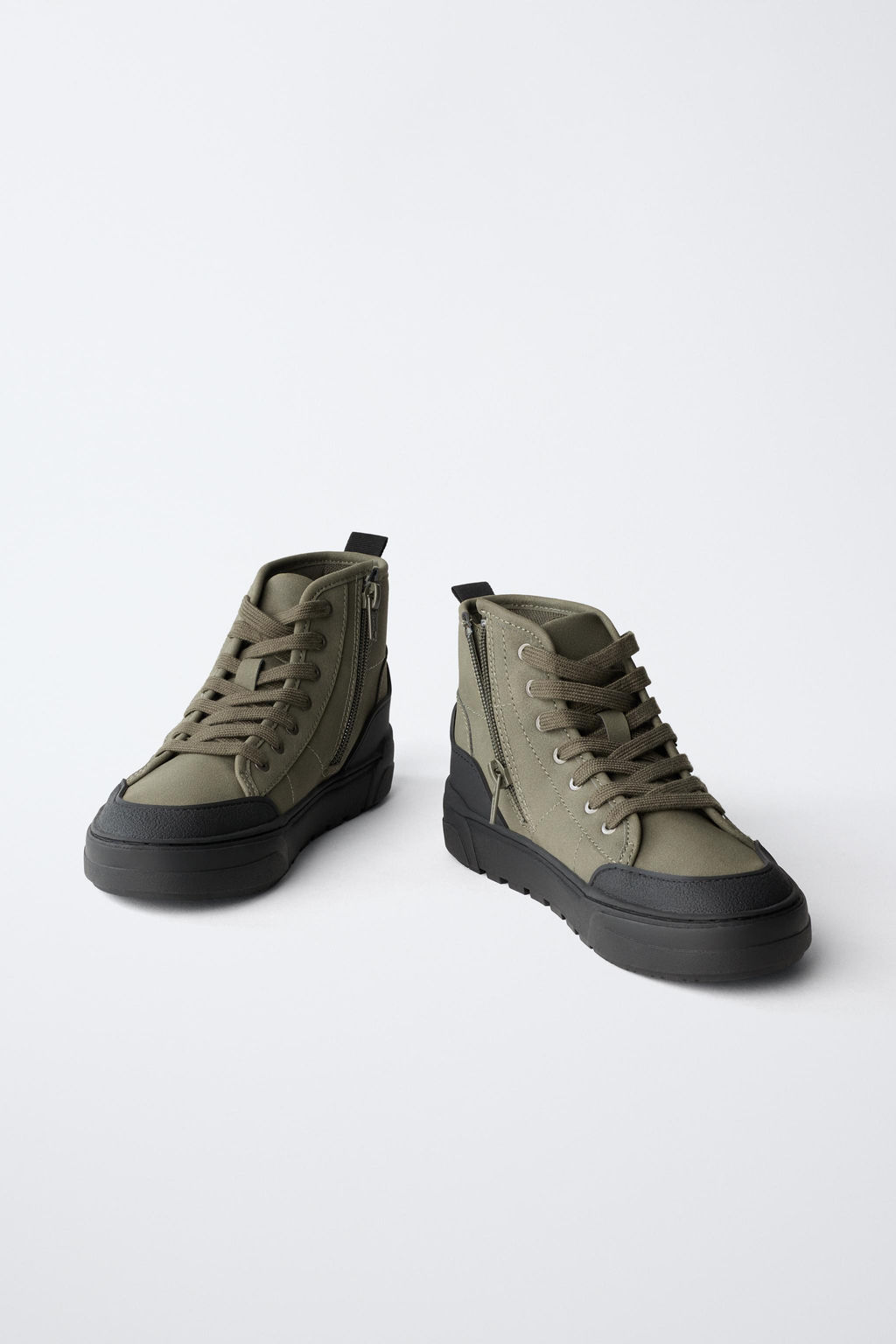 TECHNICAL HIGH-TOP SNEAKERS - Zara фото 3