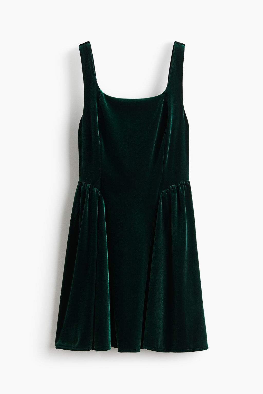 Vestido de tirantes en velour - H&m фото 2