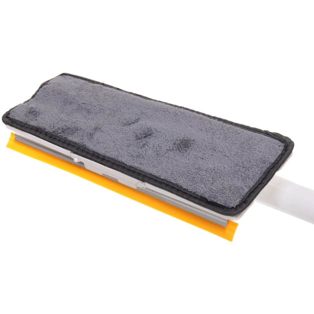 Швабра с отжимом, ручка 125 см "Skay" цвет белый в комплекте две насадки