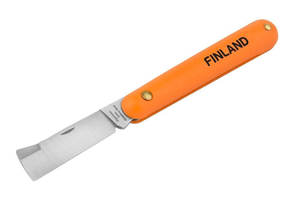 Нож прививочный с прямым лезвием из нержавеющей стали Finland