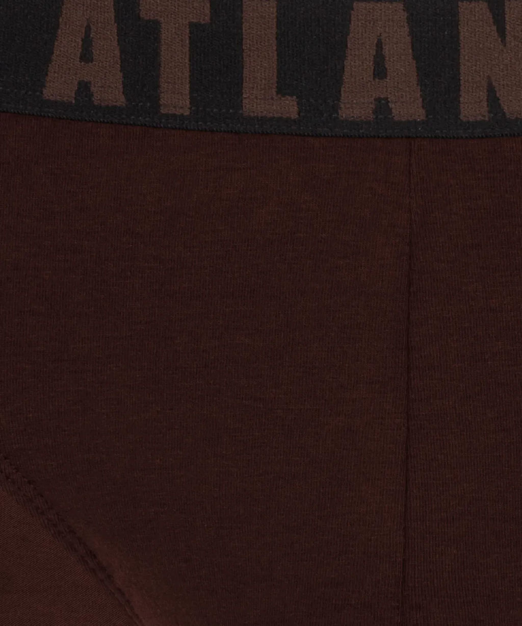 ATLANTIC 3MP-094/02 Трусы спорт Solid - набор 3 шт. шоколадный + графитовый + черный  фото 4