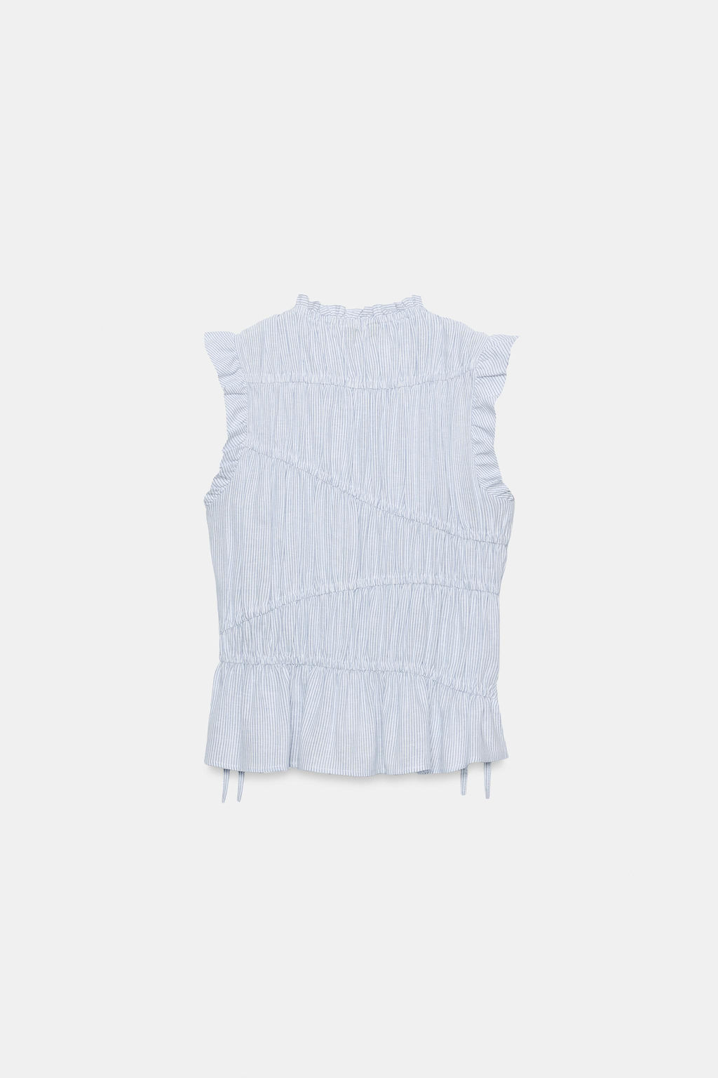 TOP EL?STICO RAYAS / Azul / Blanco
