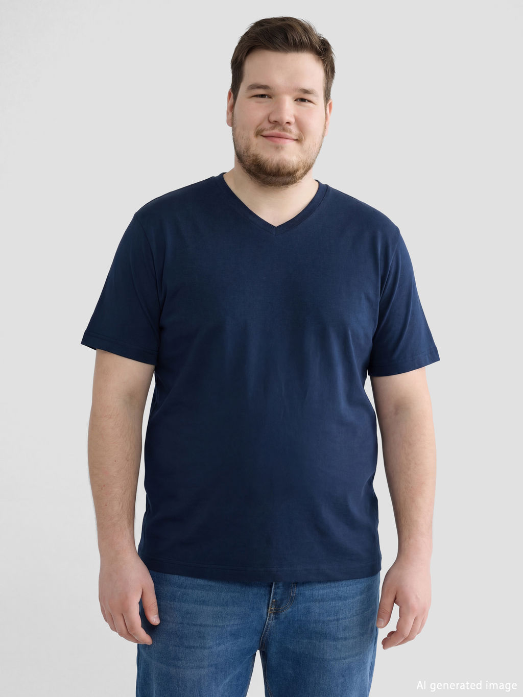 V Yaka Penye Erkek Ti??rt