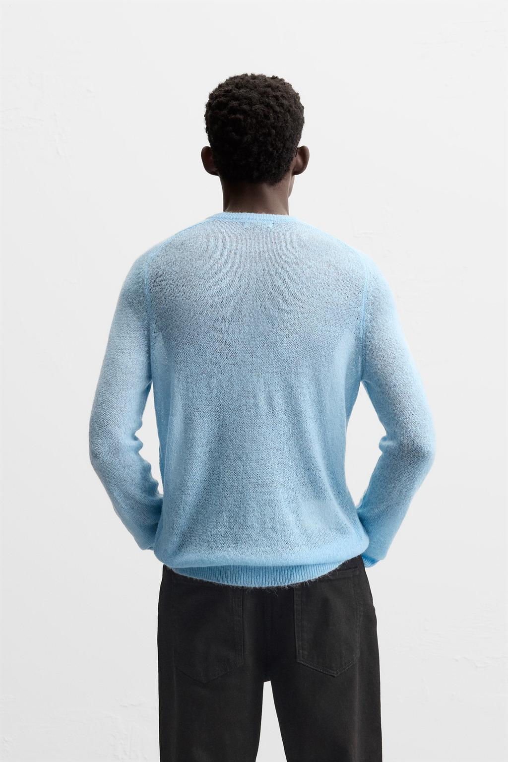 LIGHTWEIGHT TEXTURED SWEATER - Zara фото 12