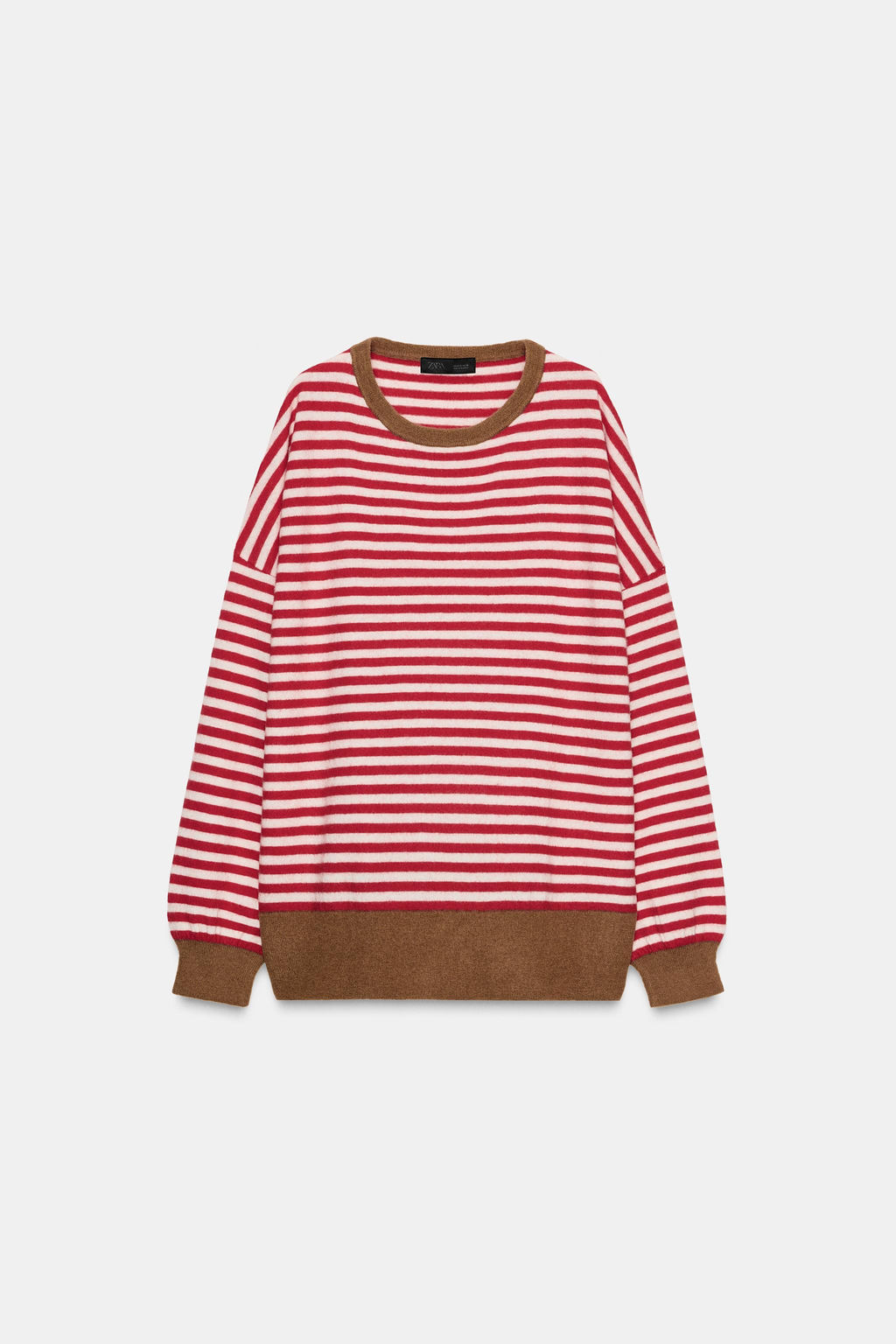 STRIPED 100% WOOL SWEATER - Zara фото 4