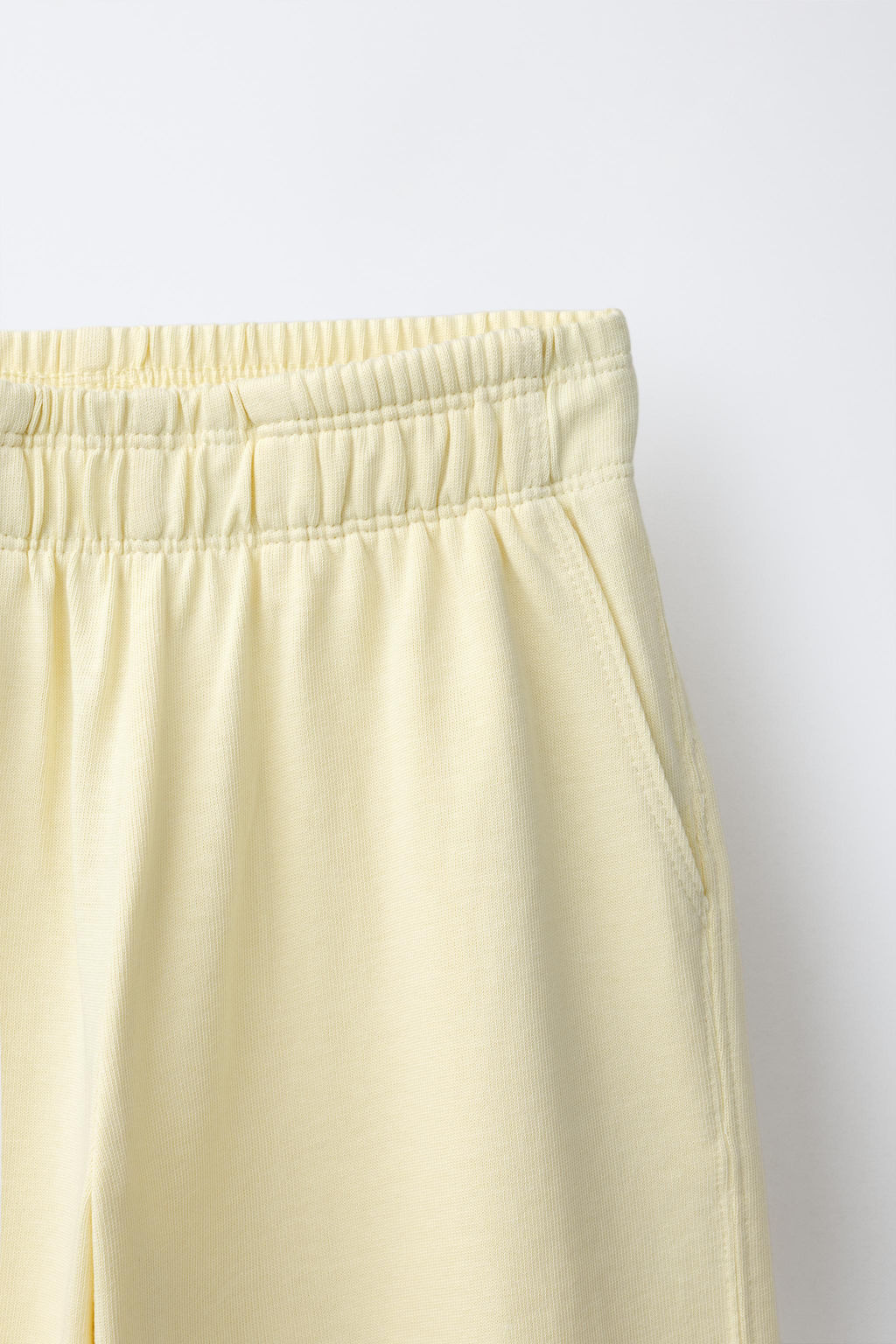 PANTAL?N FELPA HEAVY JERSEY WIDE LEG / Amarillo - Zara фото 3