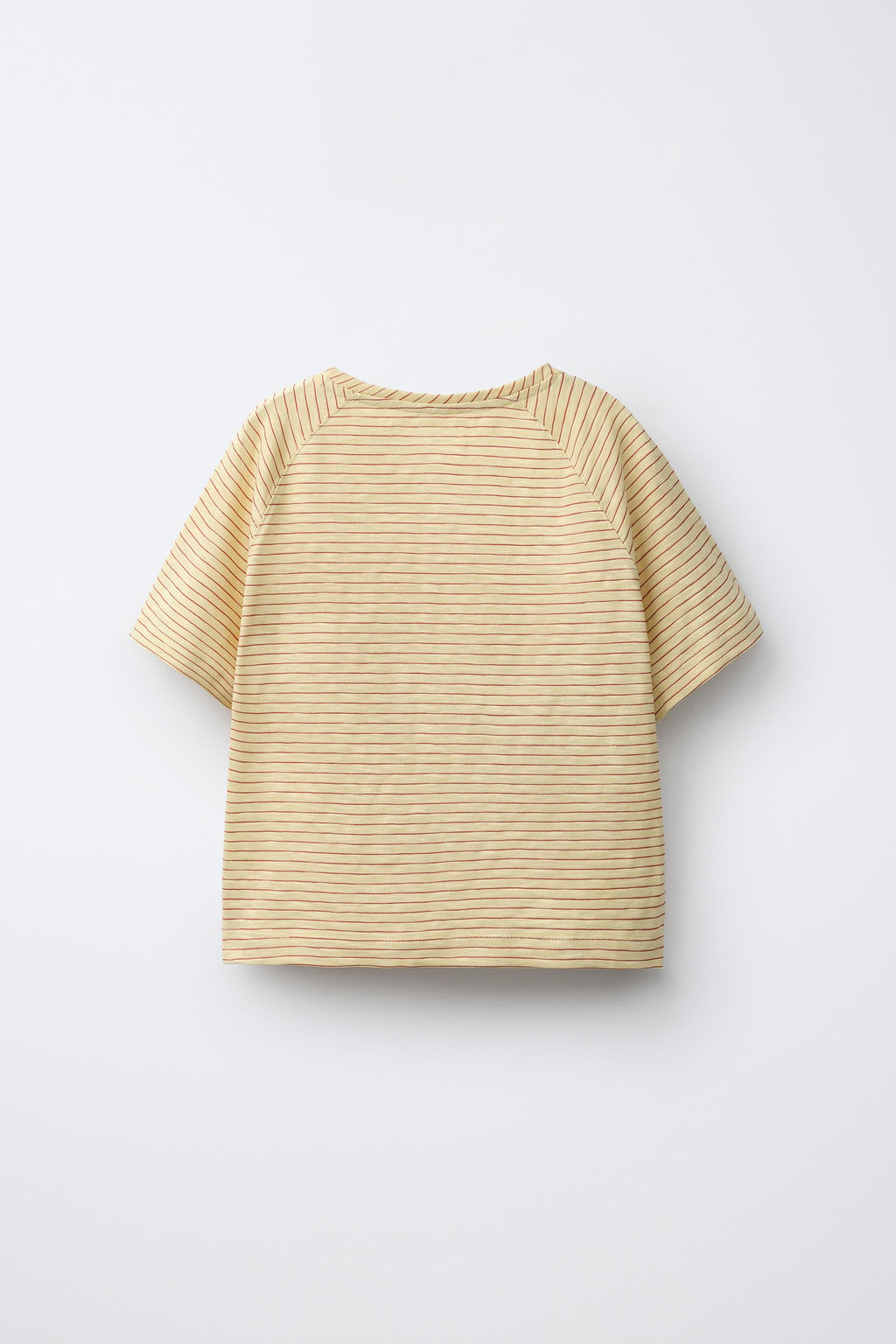 CAMISETA RAYAS MANGA RANGL?N / Amarillo - Zara фото 2