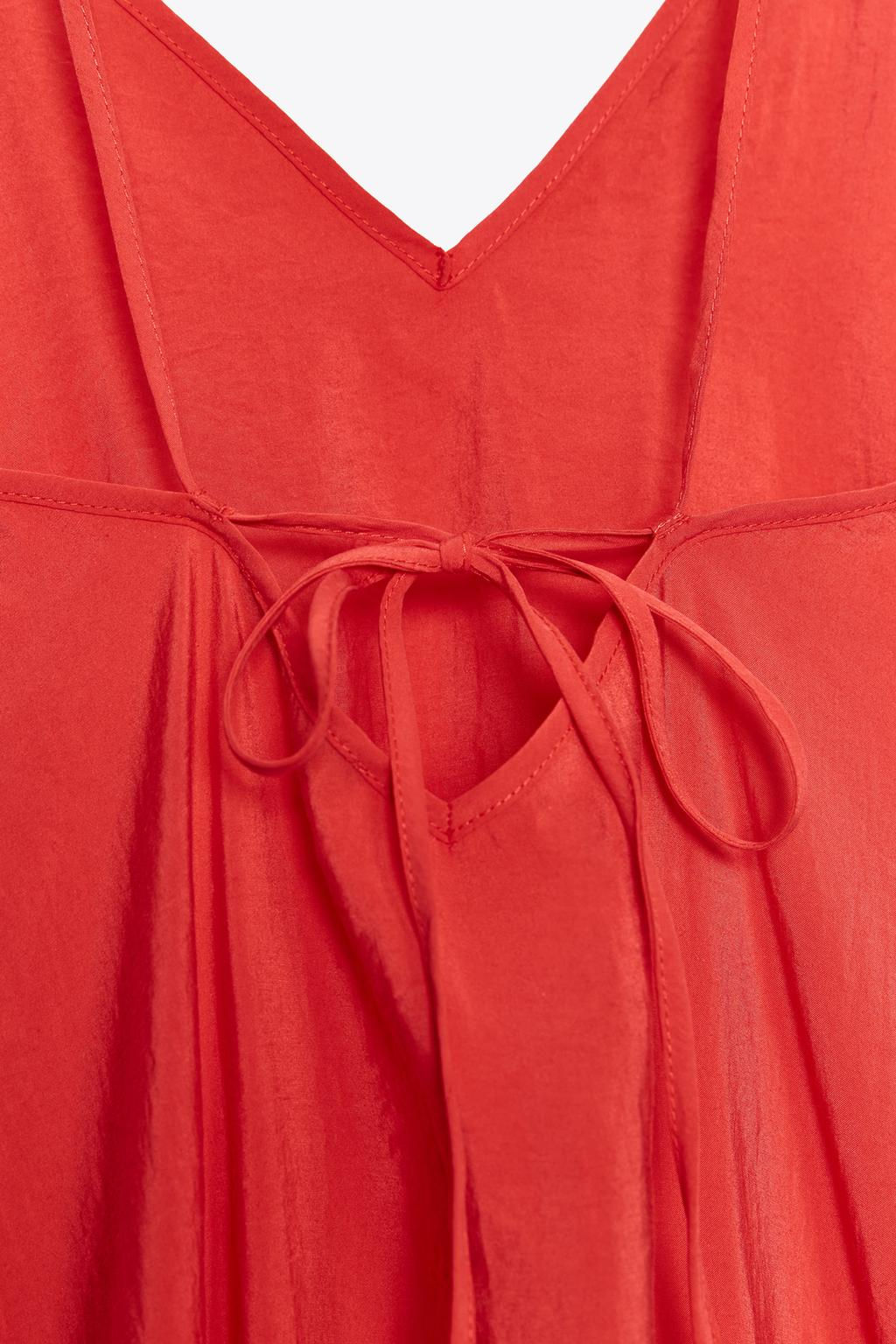 FLOWING MIDI DRESS - Zara фото 7