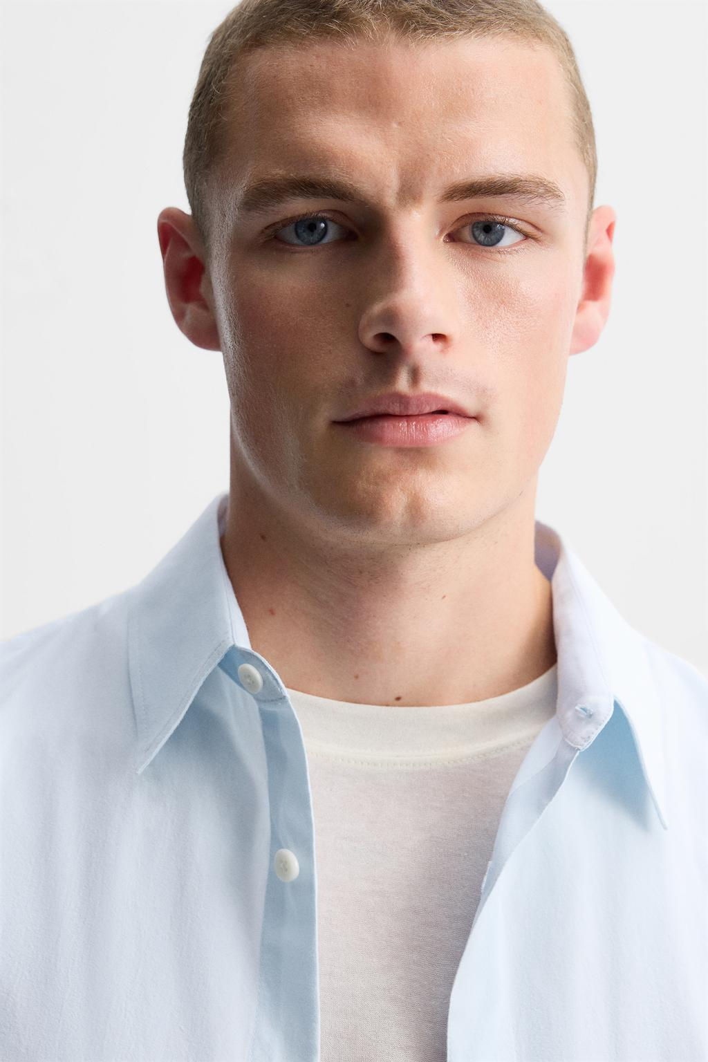 SOFT POPLIN SHIRT - Zara фото 6