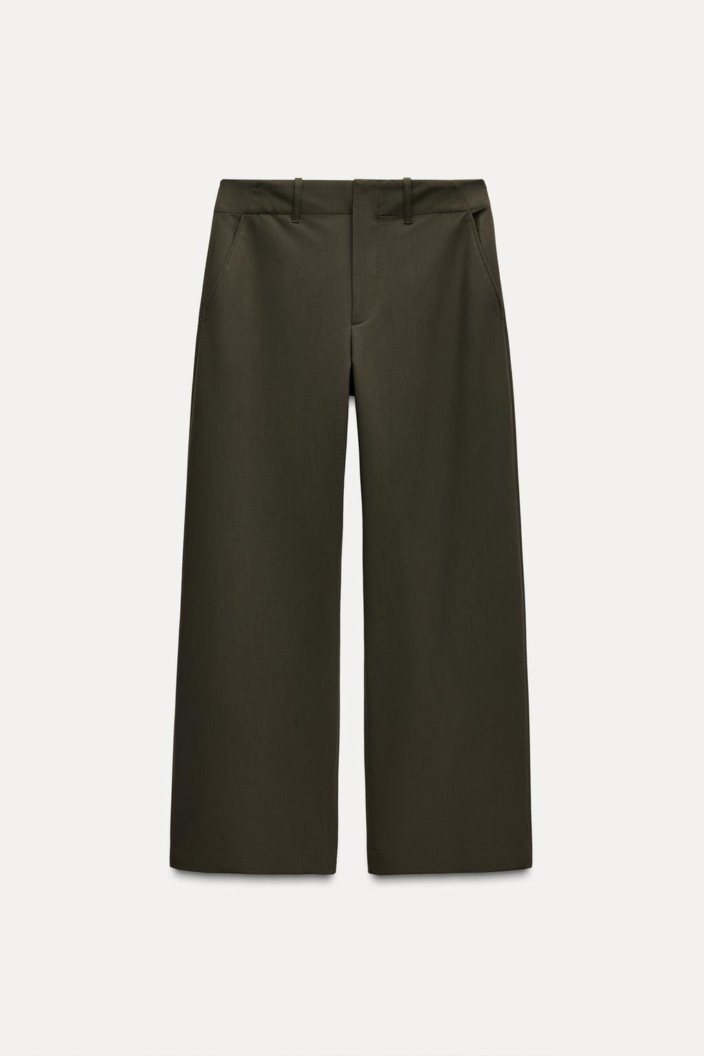 ZW COLLECTION STRAIGHT-FIT TROUSERS - Zara фото 16