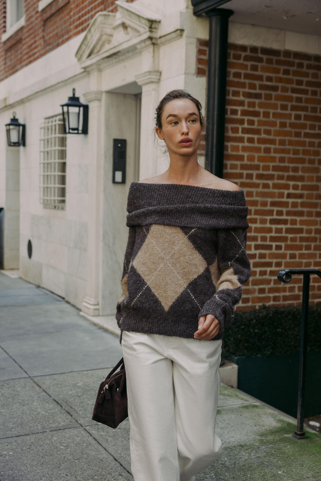 DIAMOND PATTERN STRAPLESS KNIT SWEATER - Zara фото 2