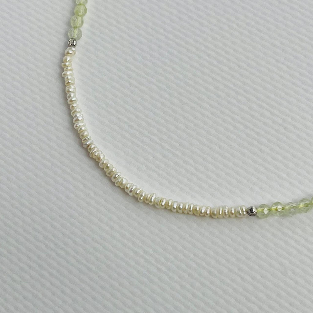 Бусы-Чокер из Пирита и Жемчуга 42 см +