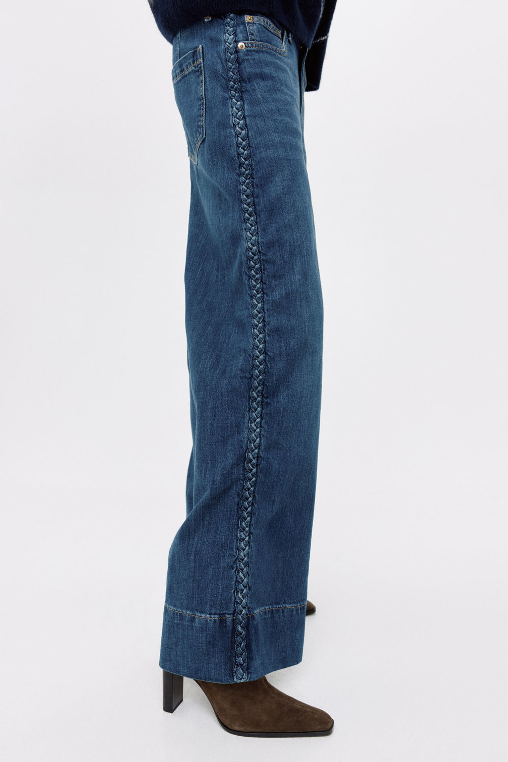 Wide High Jeans - H&m фото 6