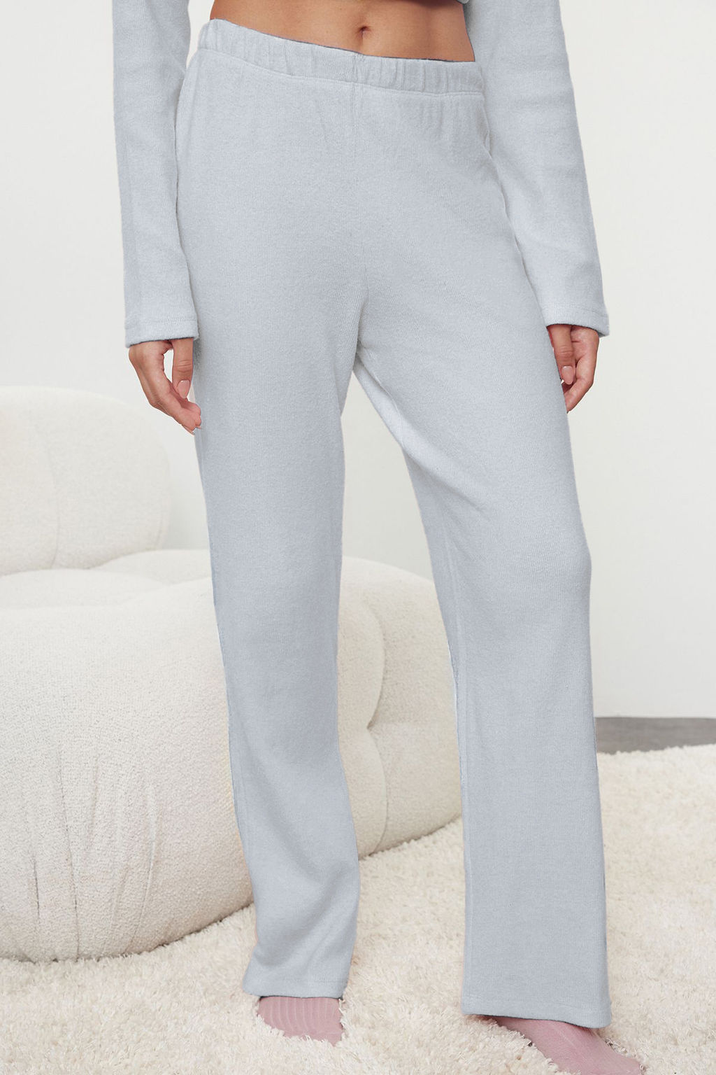 Trendyolmilla Pembe F?rcal? Soft Fitilli H?rka Orme Pijama Tak?m? THMAW25PT00074  фото 43