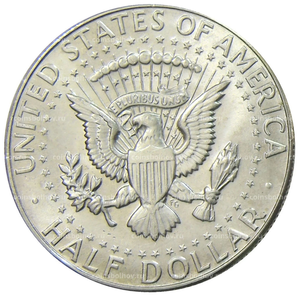1/2 доллара (50 центов) 1968 года D США