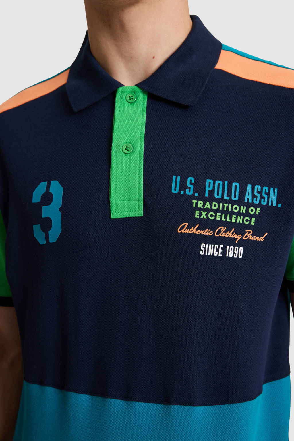 Erkek Petrol Regular Fit Polo Yaka TiЕГrt - U.s. polo assn фото 6