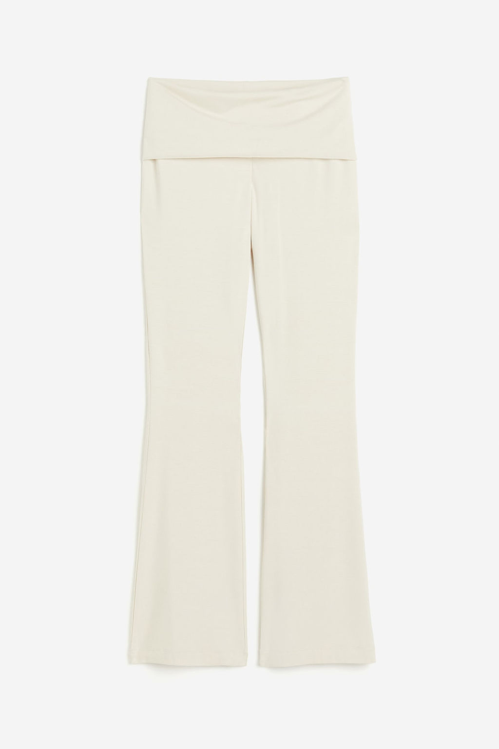Pantalon acampanado de punto