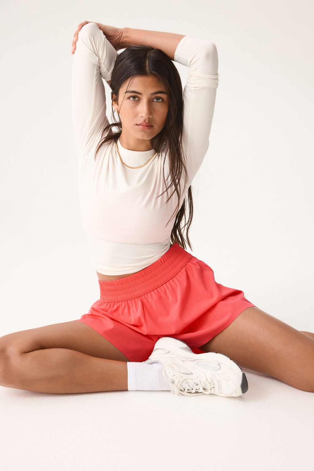 Pantal?n corto de deporte de doble capa - H&m фото 13